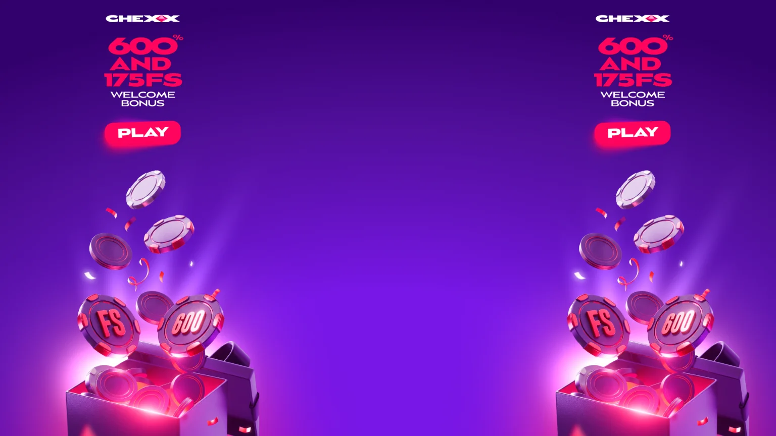 Beranda CHEXX Casino Indonesia yang menampilkan kasino, taruhan olahraga, dan esports